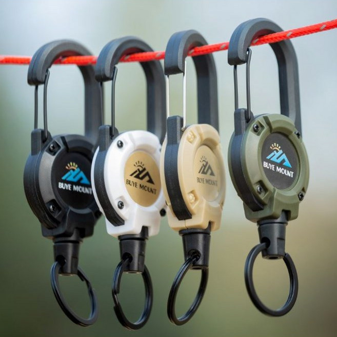 등산 낚시 릴 와이어 핀온릴 키링 4종 세트, 4개, 혼합