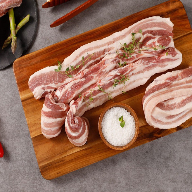 [미소드림] 녹차먹고 자란 보성녹돈 냉장 삼겹살 500g, 1개
