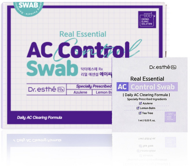 [닥터에스떼Rx] 여드름 치료 여드름 치료제 리얼 AC 컨트롤 스왑 100매, 100개입, 2개