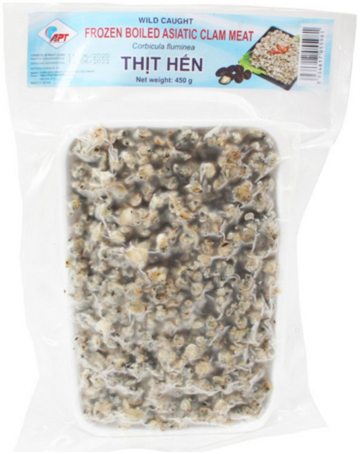 Baby clams 베트남 냉동 재첩살 thit hen, 2개, 450g