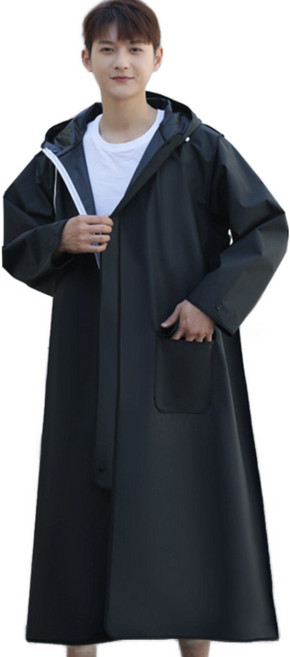 투데이리빙 프리미엄 오버핏 레인 코트 우비 세트 다회용 비옷 여름 장마 우의 자전거 오토바이