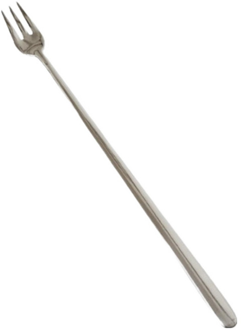 국내산 롱포크 티포크 심플 모던 고급 스테인레스 20cm 디저트 과일포크 긴포크 카페 베이커리 레스토랑 홈카페 행사 파티 케이터링, 10개, 실버