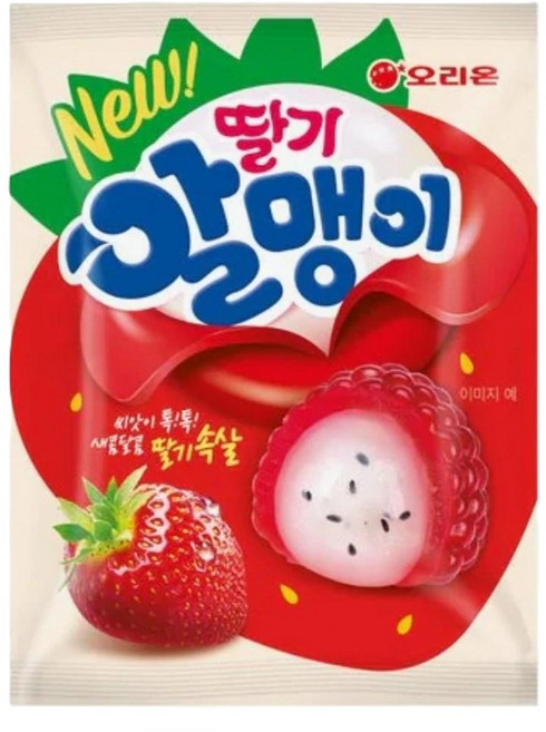 오리온 딸기알맹이, 1개, 81g