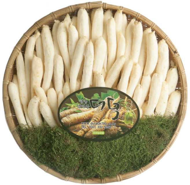 향좋고 맛좋은 고랭지 평창백덕산더덕, 1개, 깐더덕 500g