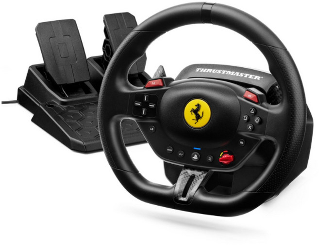 트러스트마스터 T98 Ferrari 296 GTB 레이싱휠(PS5 PS4 PC), 1개, T98 Ferrari 296 GTB 레이싱휠