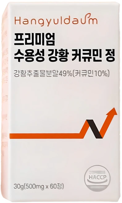 [프리미엄] 수용성 커큐민 강황 정, 180개, 1회분 - 쿠팡