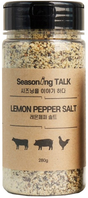 시즈닝톡 레몬페퍼 솔트, 280g, 2개