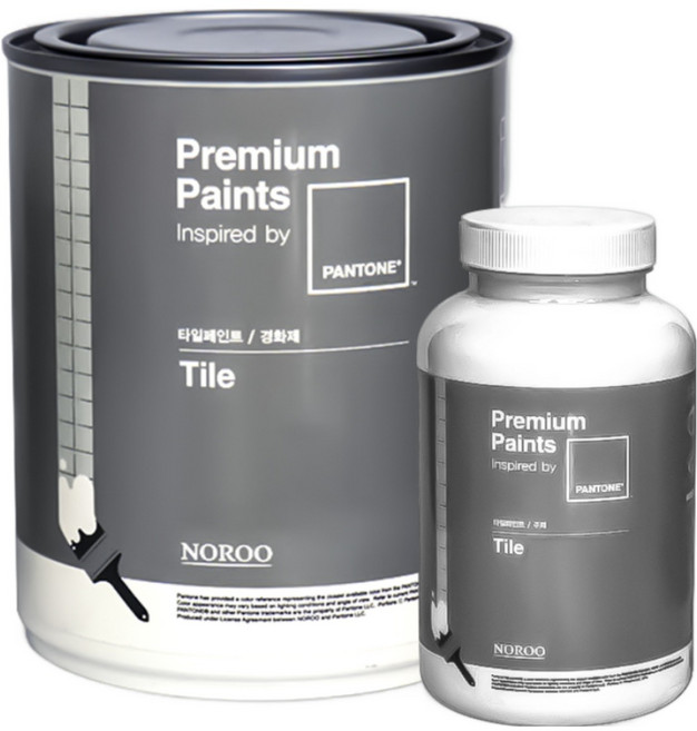 팬톤 욕실 타일 페인트 화장실 주방, 그레이8, 750ml, 1개