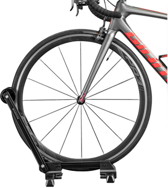 실내 자전거 거치대 접이식 받침대 로드 산악 자전거 보관대 락브로스 정품, 02:실버, 1개