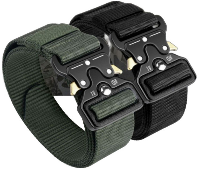 슈페르바 아웃도어 코브라 택티컬 전술 벨트 허리띠 1+1, 블랙+그레이, 1개