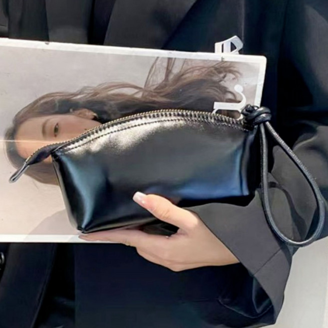 온리유너를위한 하프문 달빛 미니 코스메틱 파우치 메이크업 가방속 가방 이너백