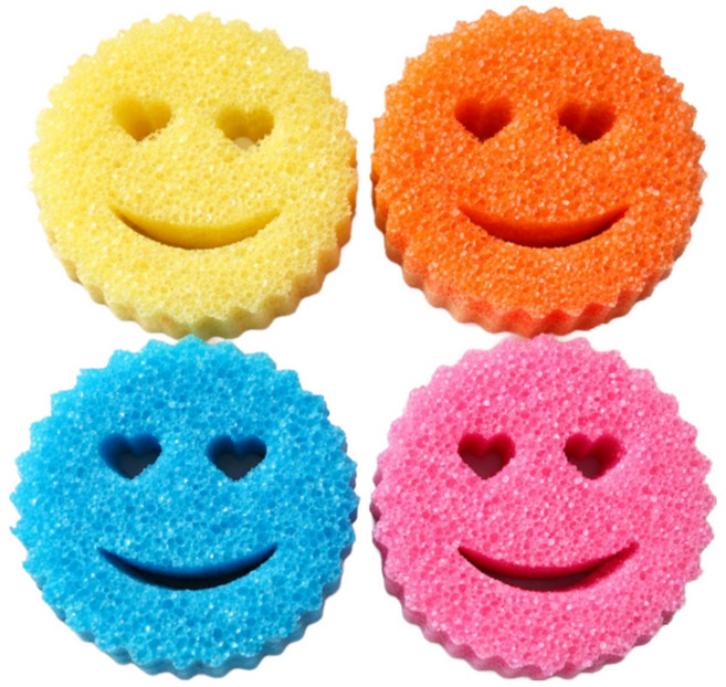 자베르 스마일 수세미, 1세트, 4개