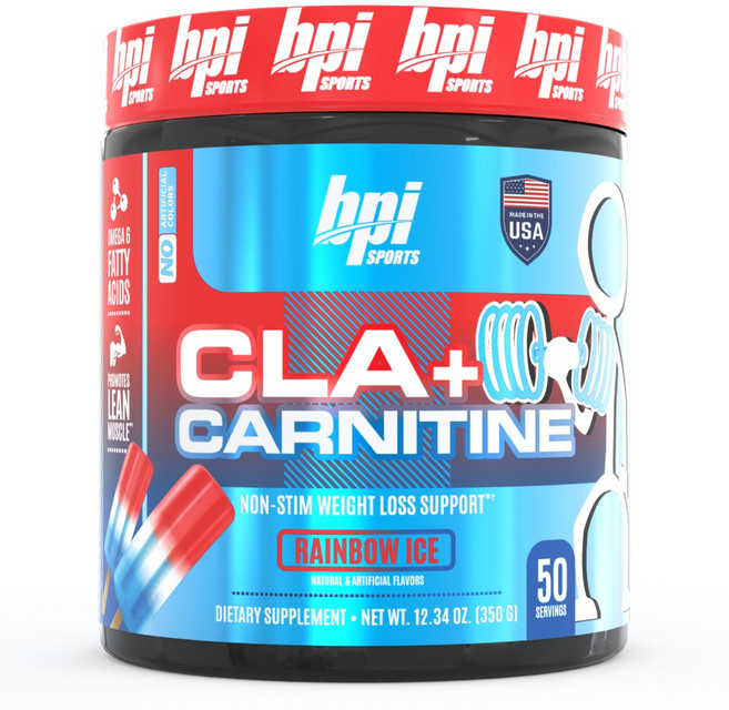 비피아이스포츠 CLA + 카르니틴 오메가 6 패티 애시드, 350g, 1개