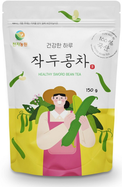 천지농원 작두콩차, 150g, 1개입, 2개