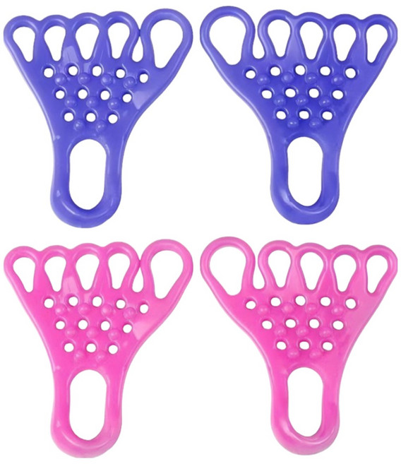 도나토르 실리콘 발근육 발가락 스트레칭기2p, 블루, 2개