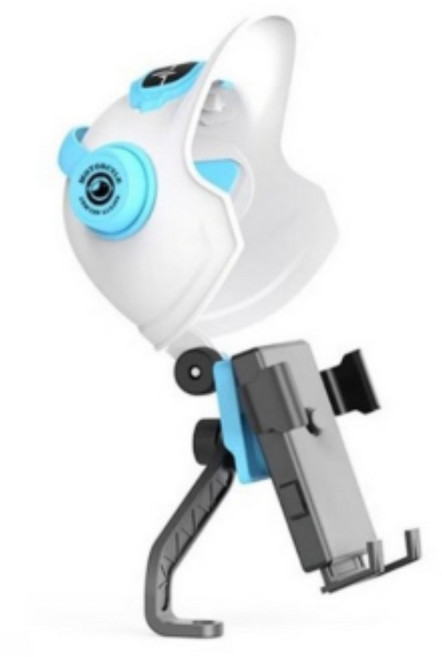 튼튼한 fooi 오토바이 헬멧 스마트폰 거치대 햇빛 빗물 가리개 자전거 전동킥보드 만족도1위, 오토바이용-화이트, 1개