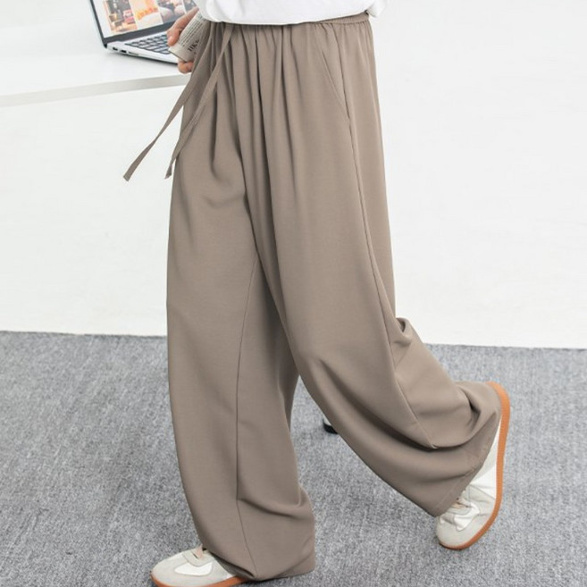 유루 남성용 샤르르 쿨링원단 와이드 밴딩 팬츠 / MK2391