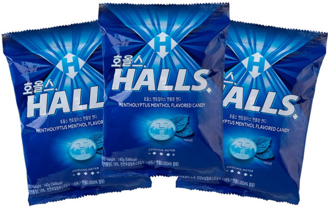호올스 쉐어백 멘토립터스 멘톨향 캔디, 140g, 1개