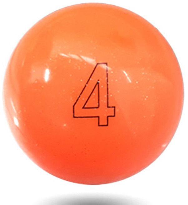 국산 4피스(4겹구조공) 1개 파크골프공 IMP 파크골프볼 IZ-395(94g) 아화골프, 오렌지, 1개입
