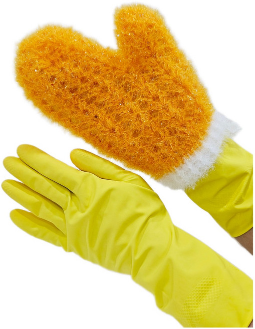 수논 아크릴 장갑 수세미 국산 핸드메이드 거품왕 장갑 뜨개질 수세미 랜덤발송, 1세트, 3개