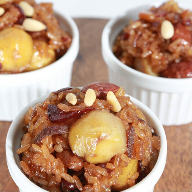 견과 약식 약밥 약식키트 약밥키트 약밥밀키트 약식밀키트 약밥만들기, 1개