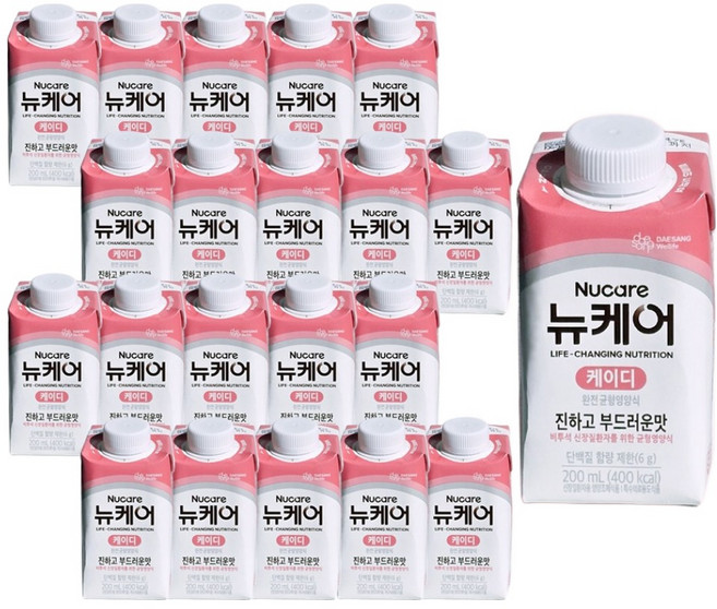 /비투석/ 신장관리를 위한 한끼 영양음료 *20일분* 뉴케어 케이디 (200ml*20개), 1세트, 4L
