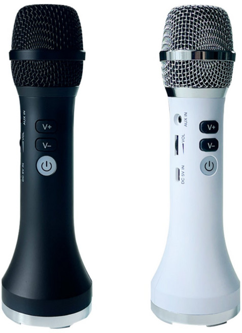 엔플로 강의용 무선 마이크 휴대용 스피커 일체형 학교 수업, 화이트