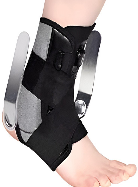 HGG메디컬 발목보호대 의료기기 이중고정 부목 발목 아대 밴드 반깁스 헬스 러닝 테이핑, 1개