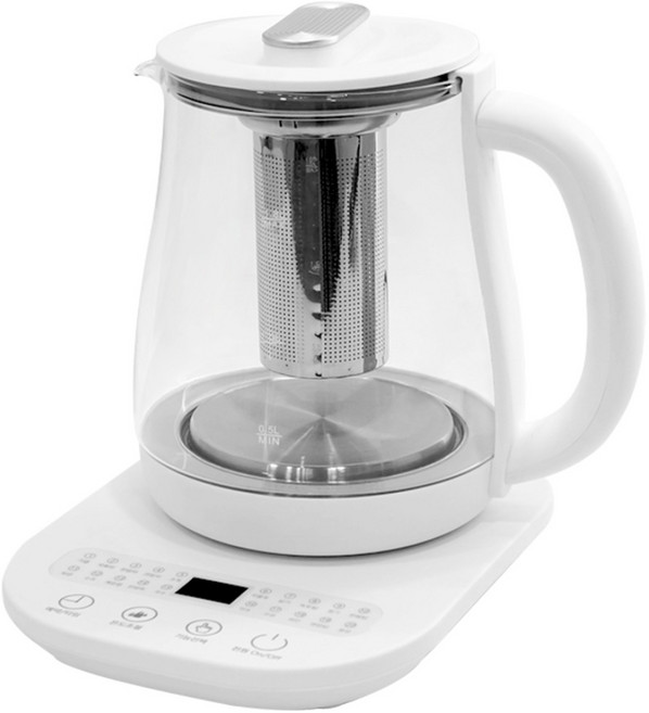 벤하임 멀티 티포트1.8L BMT-04-001 티망 커피부터 분유까지 디지털 원터치 멀티 글라스 티메이커