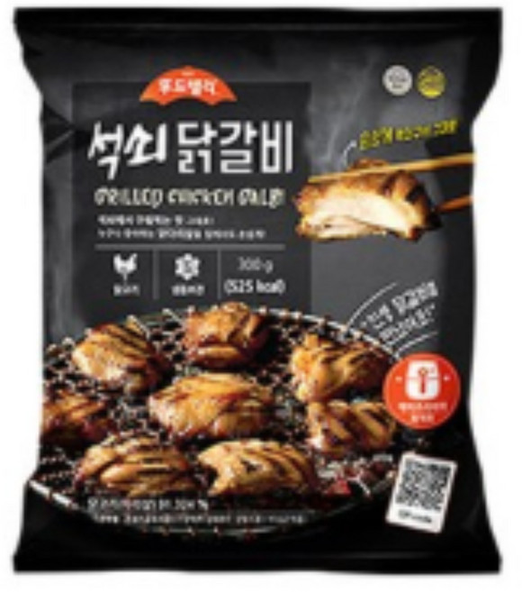 [푸드렐라]석쇠닭갈비 300g, 5개