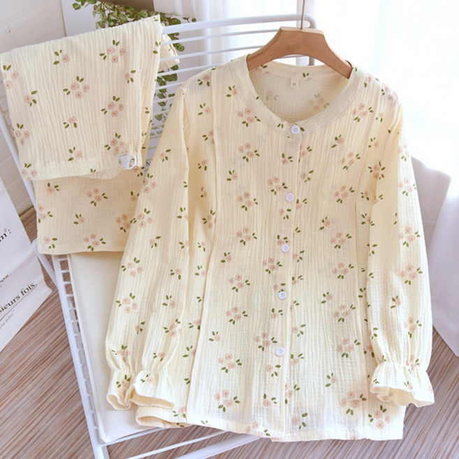 루블리 임산부 수유 잠옷 순면 (허리사이즈조절가능)