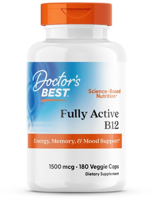 닥터스베스트 풀리 액티브 B12 1500mcg 베지캡, 1개, 180정 - 쿠팡