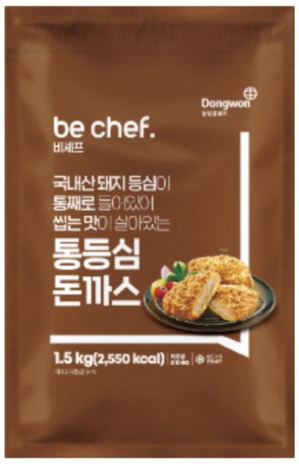 동원 홈푸드 비셰프 통등심돈까스 1.5kgx6봉지 BOX 대용량, 6세트, 1.5kg