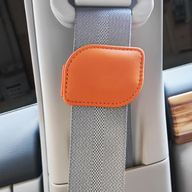 아시룸 차량용 임산부 안전벨트 자석 고정 클립, 1개, 오렌지