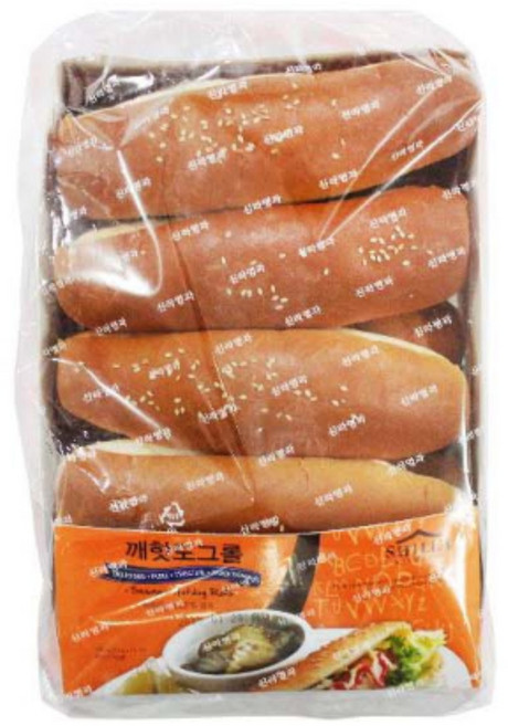 신라명과 핫도그빵 53g, 1개