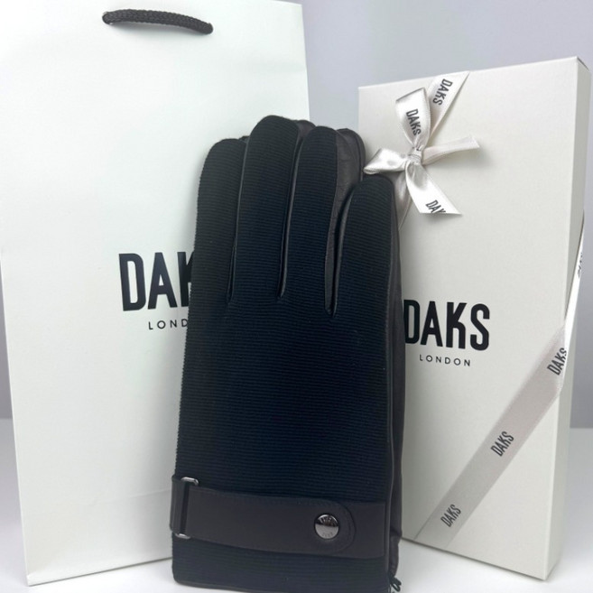[정품/선물포장] 닥스 남성 가죽 콤비장갑