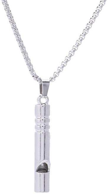 믿음상 호신용 호루라기 목걸이 티타늄 야외 캠핑 밤길 여친 팬던트