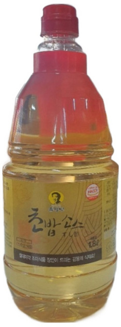 [유경빈 소스] 초밥소스, 6개, 1.8L