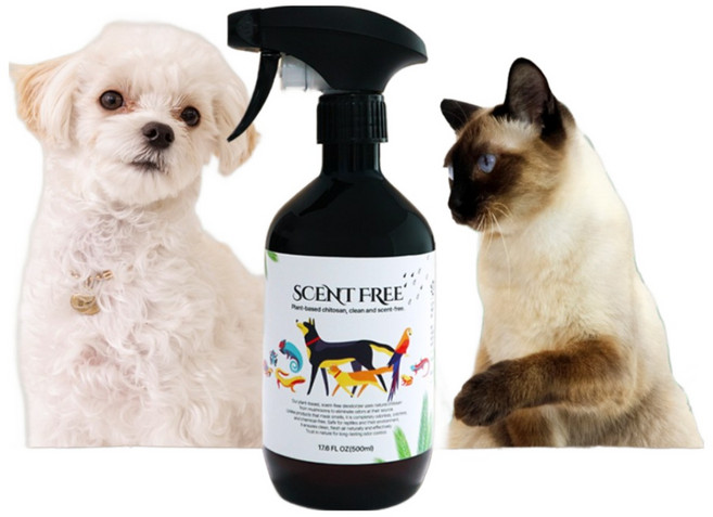 센트프리 안전한 탈취제 강아지 고양이 반려동물 무향 식물성 키토산, 1개, 700g