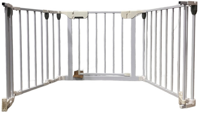 키워보리 현관 신발장 전용 접이식 다용도 안전문 세트 cmer50, 화이트, 1세트