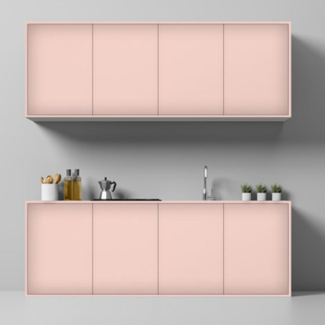 3M 친환경 접착식 가구 문 방문 책상 냉장고 싱크대 붙박이장 다용도 리폼 인테리어필름, 32. VMC146 살구 핑크