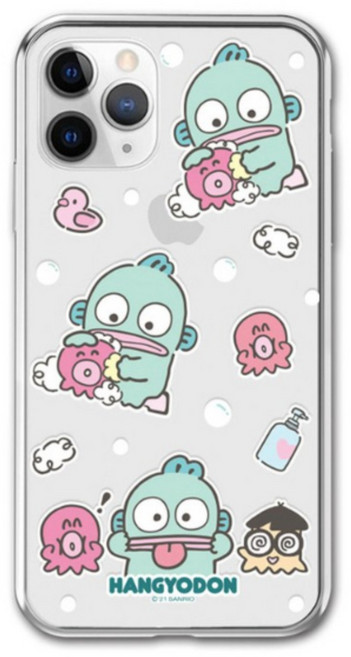 갤럭시와이드8 (M166) 갤럭시M16 산리오 목욕 투명 젤리 케이스 쿠로미 헬로키티 시나모롤