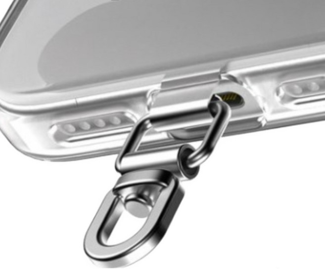 배드상점 핸드폰키링연결고리 스트랩/실버 1개, 2개, 실버