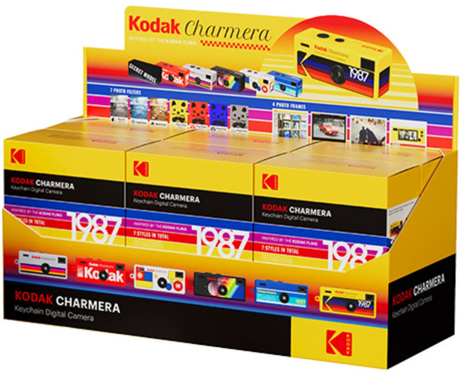 코닥 차메라 키링 디지털 카메라 6개 세트 챠메라 SD카드 미포함, 1세트, 6색상