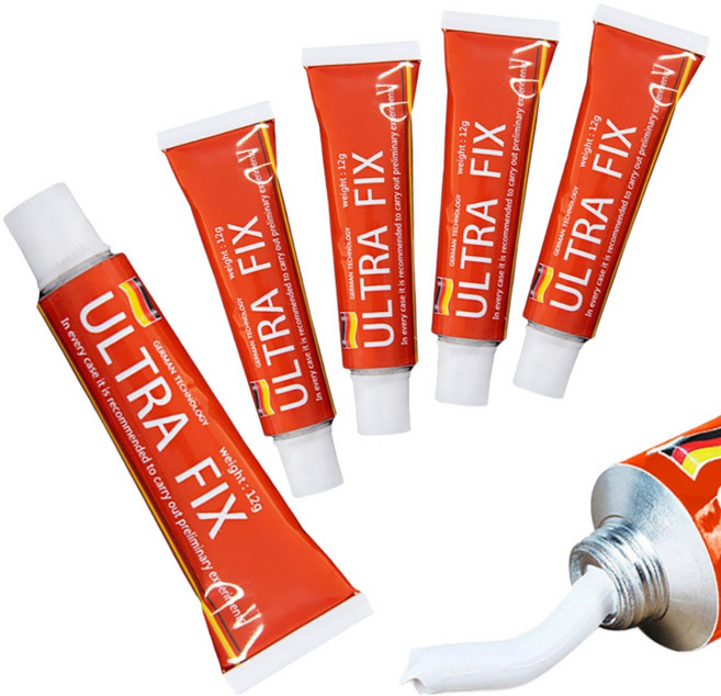 울트라픽스 초강력 스파이더 접착제 12g x 5P세트 친환경 MS폴리머 본드, 1세트