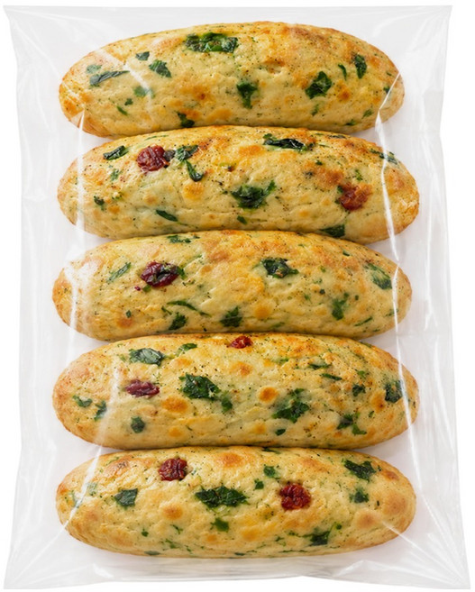 [파노] 시금치 치아바타 130g X 5개입 샌드위치 디저트 천연발효 식사빵, 5개