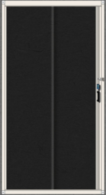 매시원 크림컬러 현관 현관문 자동 롤 방충망 모기장 맞춤절단, 블랙촘촘 매립 대형 1200x2300mm 까지, 1개