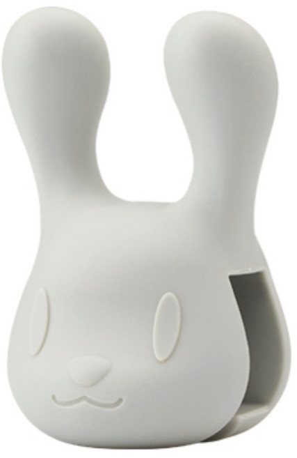 [아기목욕/손빨래] 버니 샤워기 집게 비조립식 샤워기 홀더 헤드 고정 거치대, 연회색, 1개