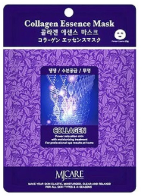 엠제이케어 에센스 마스크팩 콜라겐 30매 100매 x 23g 탱탱 + 수분공급 투명 1일1팩, 1개입, 30개 - 쿠팡