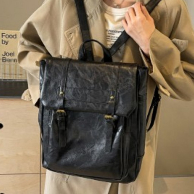 온리유너를위한 클래식 디자인 리얼 가죽 직장인 대학생 고등학생 중학생 데일리 백